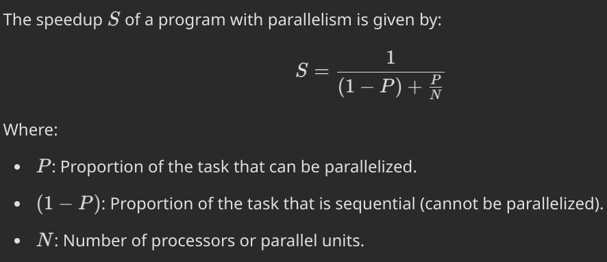 Amdahl's Law